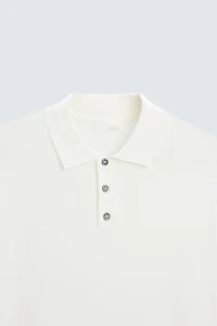 POLO EN MAILLE MÉLANGE VISCOSE