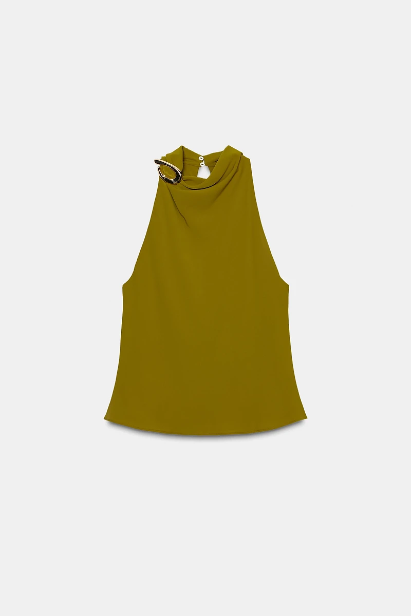 HARDWARE HALTER TOP