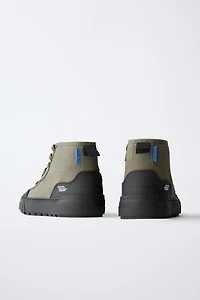 TECHNICAL HIGH-TOP SNEAKERS