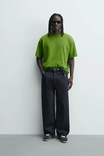 RELAXED FIT WASHED PRINT T-SHIRT