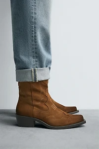 LEATHER COWBOY BOOTS