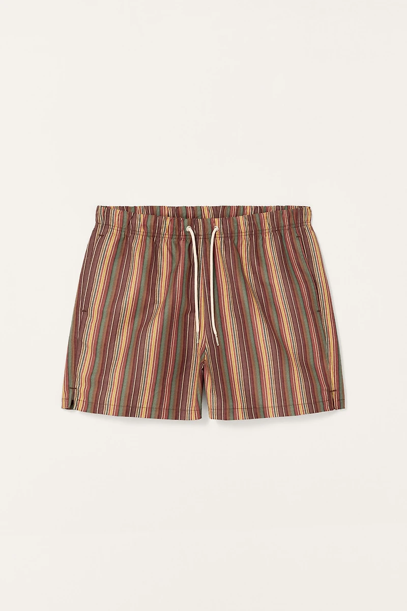 STRIPED MID-LENGTH LIMITED EDITION SWIMSUIT