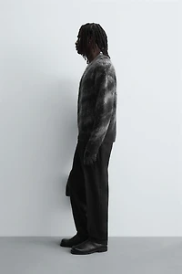 BRUSHED JACQUARD JUMPER