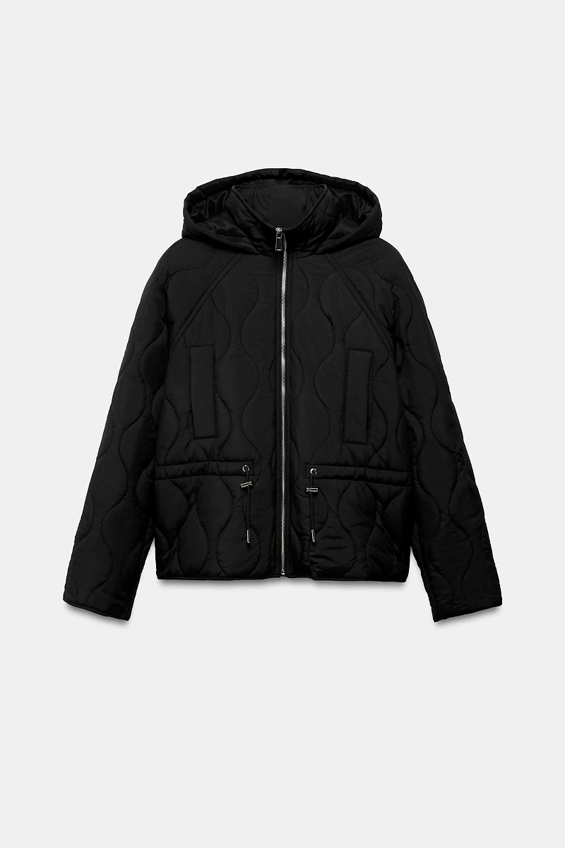 HOODED PUFFER JACKET