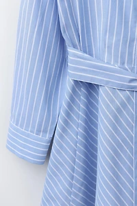 ROBE CHEMISE À RAYURES