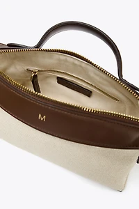 OBLONG CANVAS CITY BAG