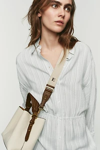 WOVEN STRAP CANVAS BAG