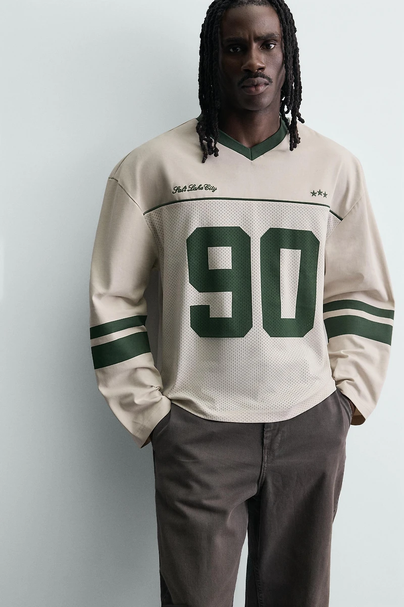 T-SHIRT IMPRIMÉ FOOTBALL AMÉRICAIN