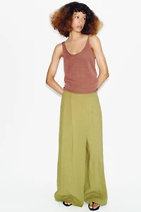 KNIT STRAP TOP