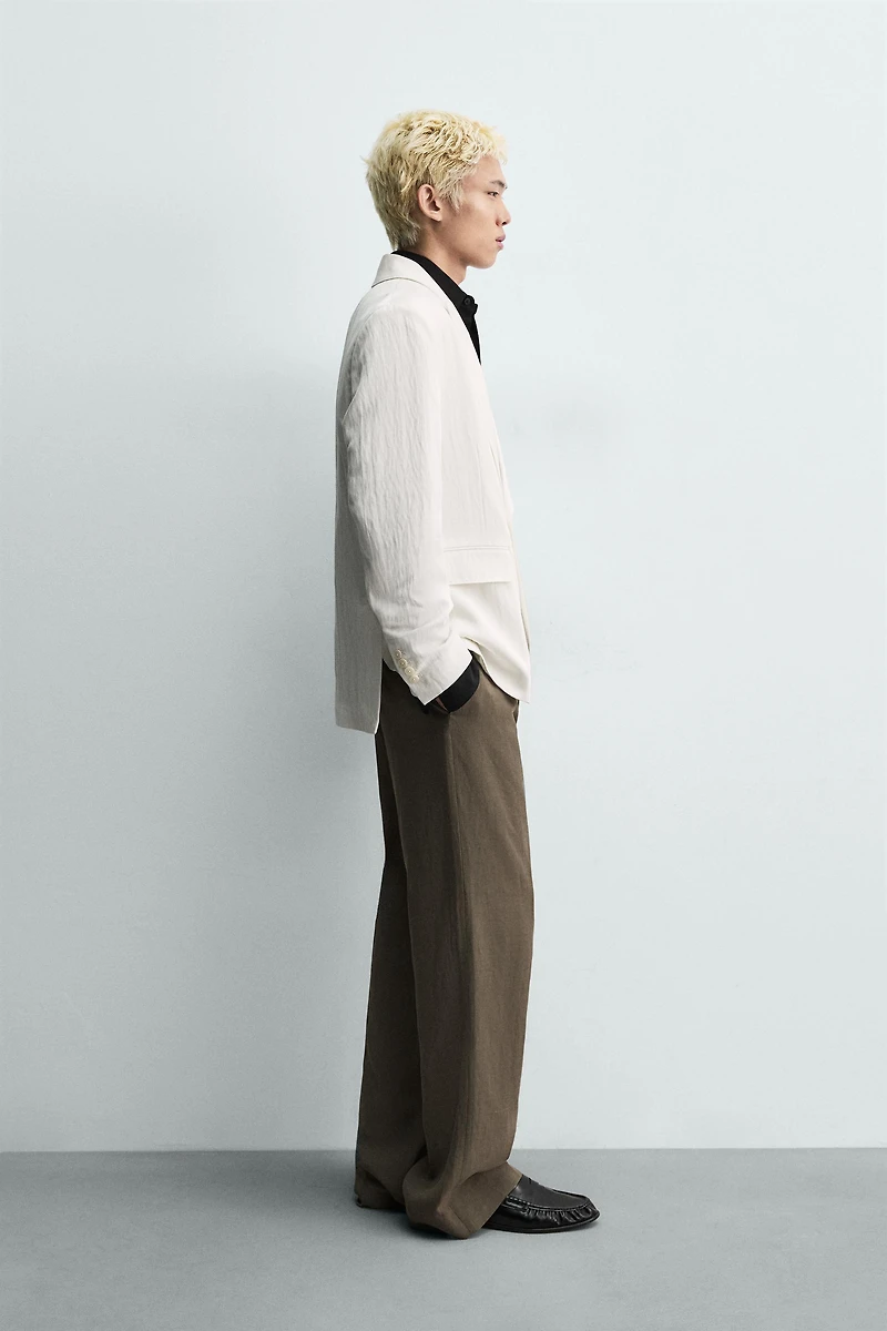 VESTE DÉCONTRACTÉE EN LYOCELL ET VISCOSE