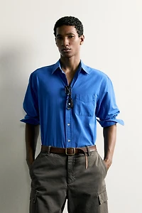 COTTON RELAXED FIT SHIRT