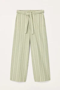 LIMITED EDITION STRIPED WIDE FIT PANTS