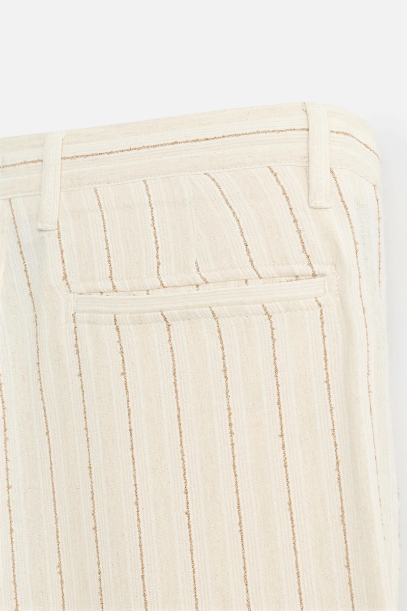 JACQUARD STRIPED PANTS