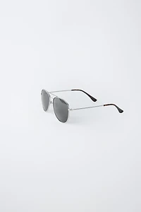 LUNETTES DE SOLEIL MÉTALLIQUES AVIATEUR