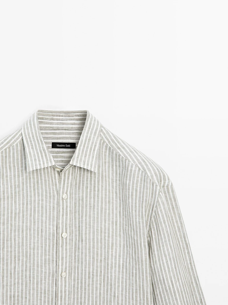 Regular fit striped shirt