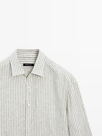 Regular fit striped shirt