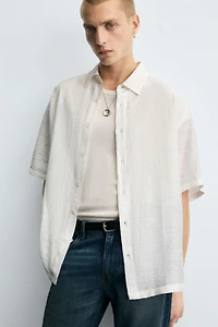 CHEMISE JACQUARD IRRÉGULIER
