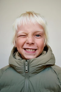 WATER REPELLENT HOODED PUFFER COAT