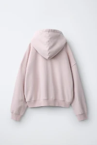 STAR STUD ZIP SWEATSHIRT