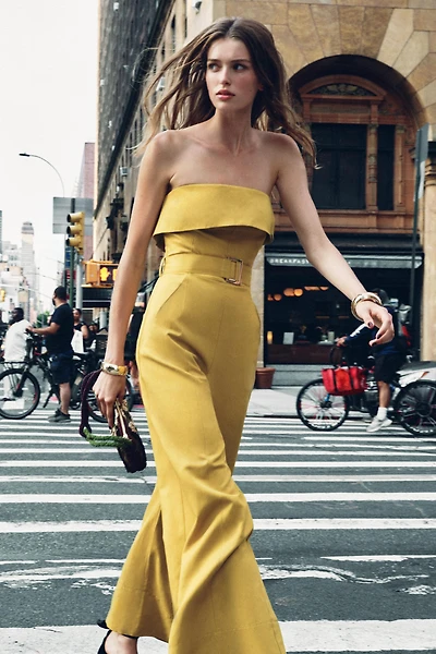 STRAPLESS LONG JUMPSUIT
