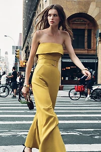 STRAPLESS LONG JUMPSUIT