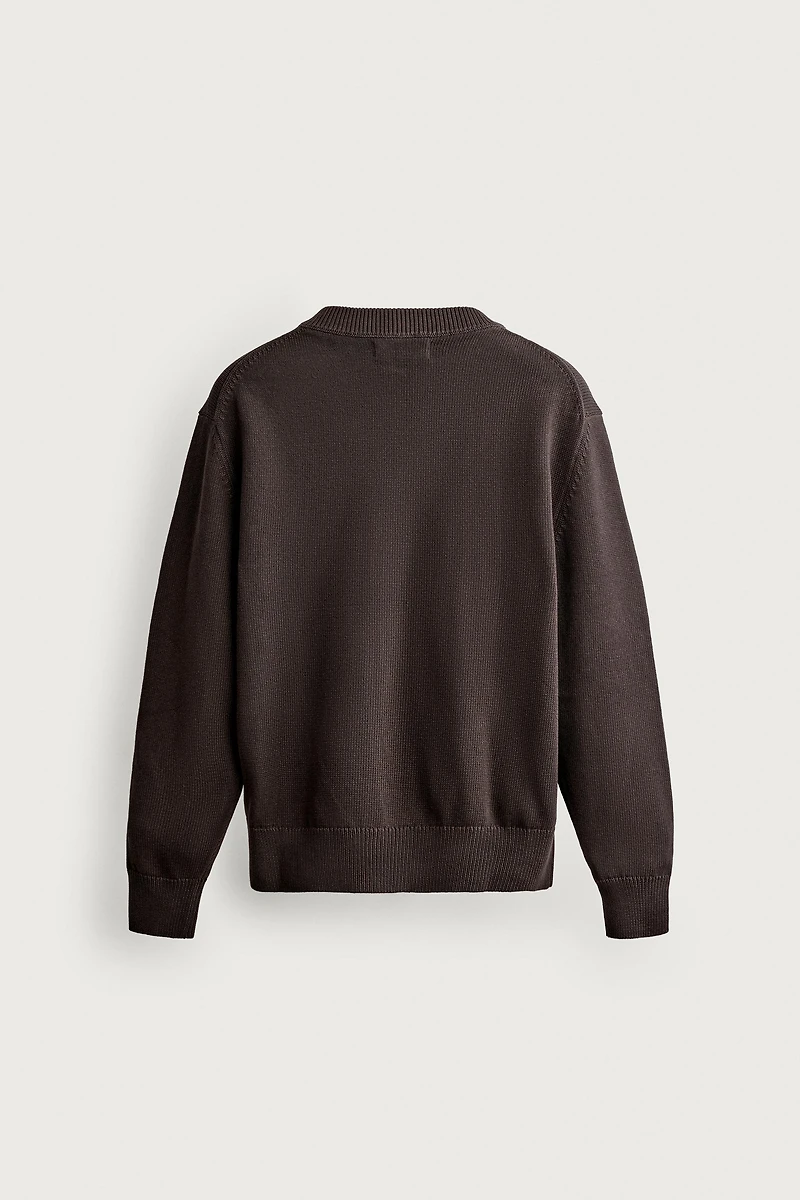 REGULAR FIT V-NECK SWEATER