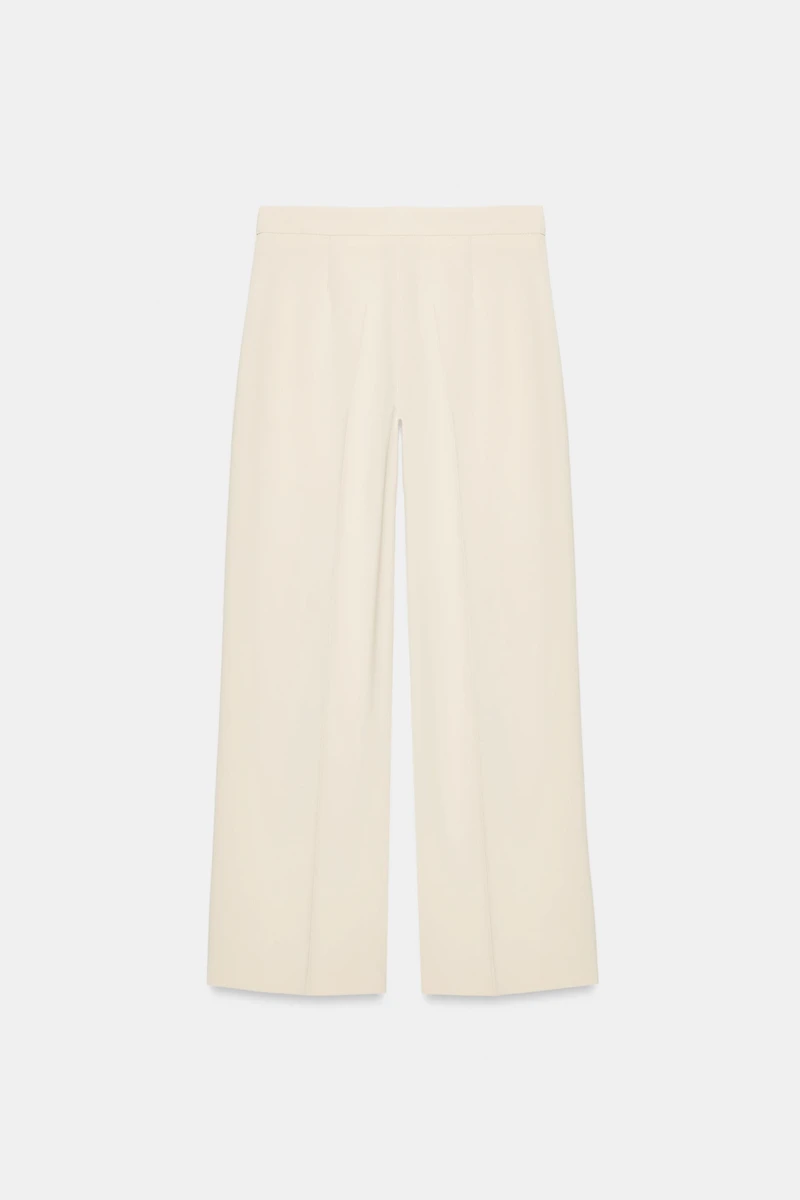 HIGH-WAISTED STRAIGHT LEG PANTS