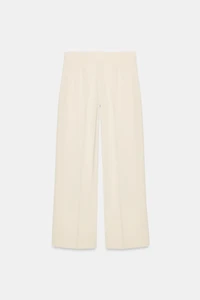 HIGH-WAISTED STRAIGHT LEG PANTS