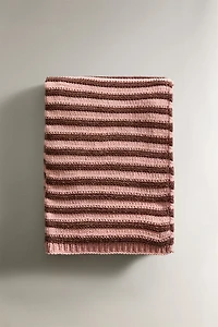 PLAID ENFANT CHENILLE RAYURES