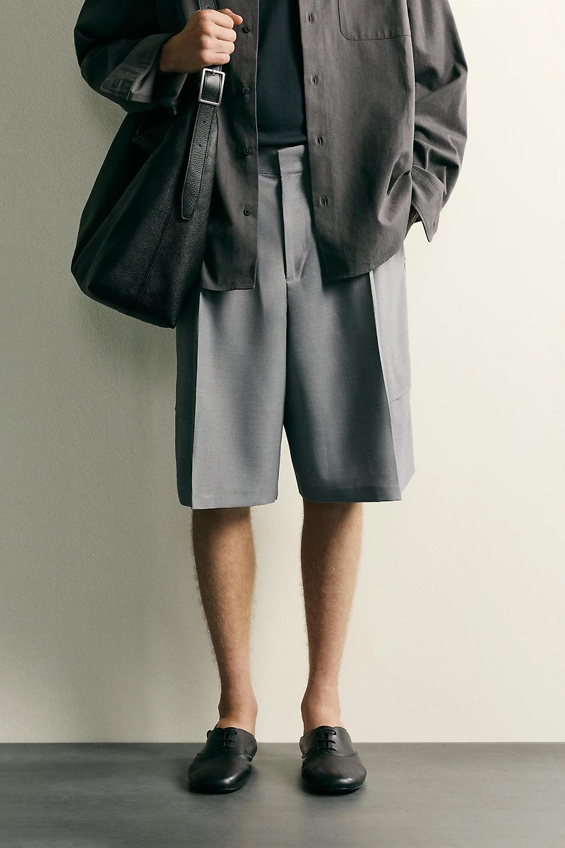 RELAXED FIT CARGO SHORTS