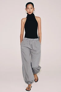 ZW COLLECTION STRIPED BALLOON PANTS