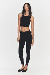 STRETCH HALTER CROP TOP