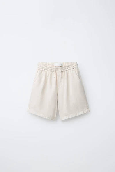 SHORT 100 % LIN