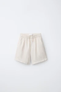 SHORT 100 % LIN