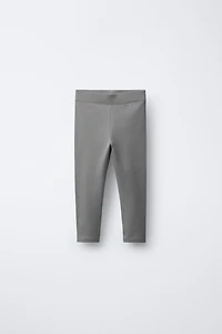 TWO-PACK PLAIN AND PRINTED LEGGINGS