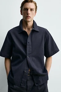 RELAXED FIT DENIM SHIRT