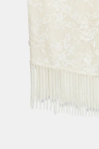 BEADED LACE TOP