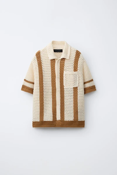 CHEMISE EN MAILLE CROCHET