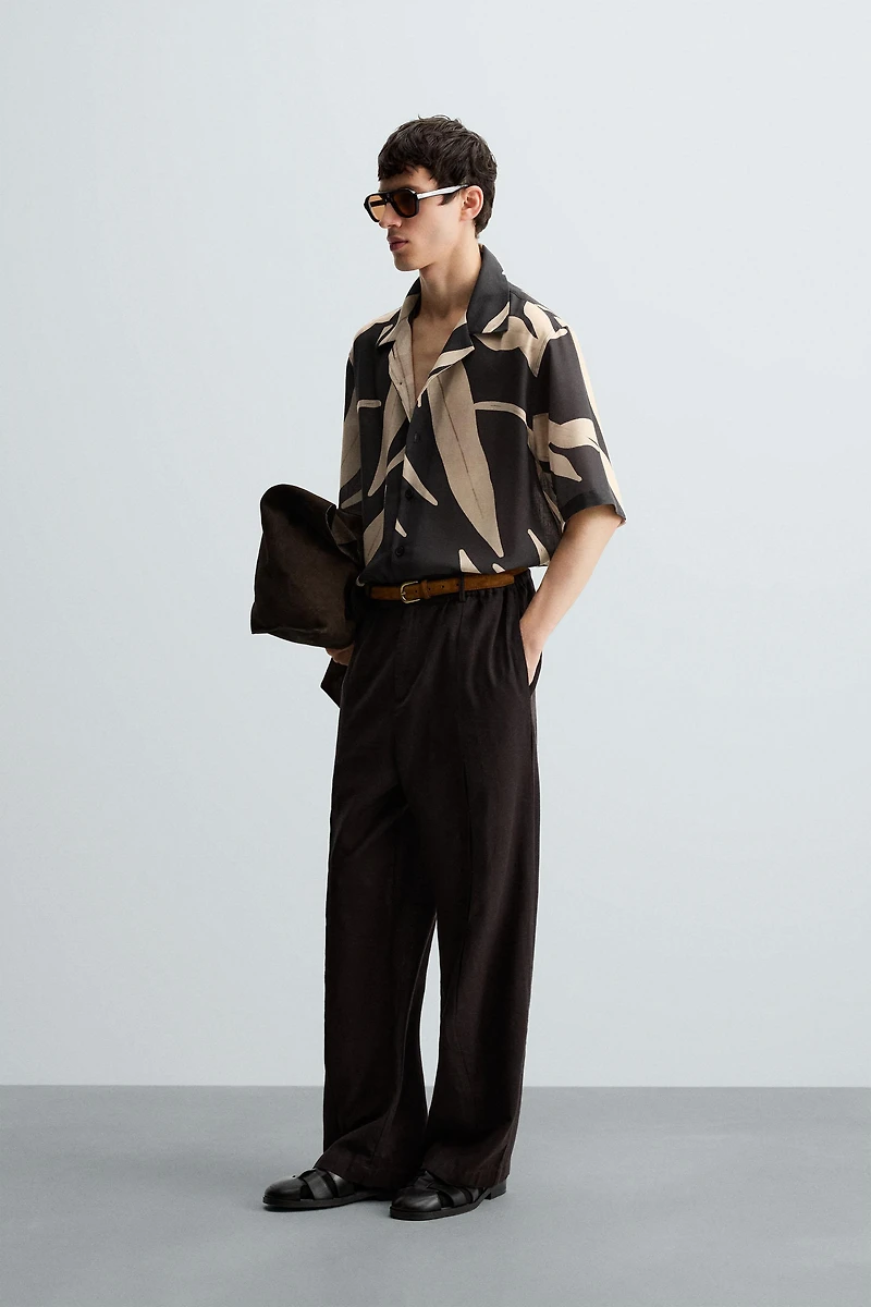 LEAF PRINT SHIRT