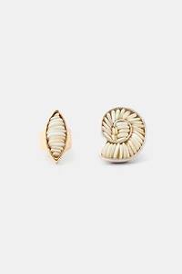 PACK OF 2 OVAL SHELL MAXI RINGS