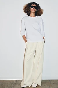 RUSTIC THREE-QUARTER SLEEVE T-SHIRT