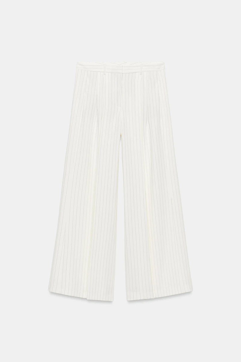 ZW COLLECTION STRIPED WIDE LEG PANTS