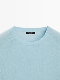 Pull manches courtes alpaga en maille