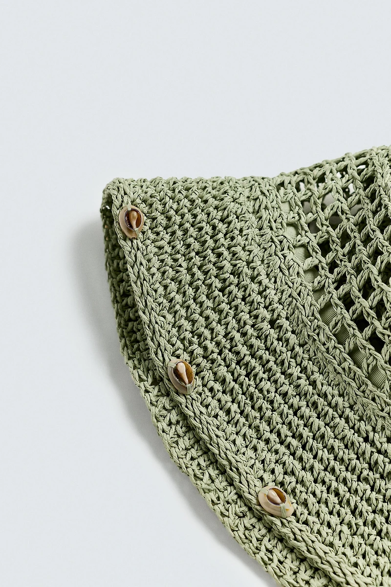 CROCHET SHELL HAT