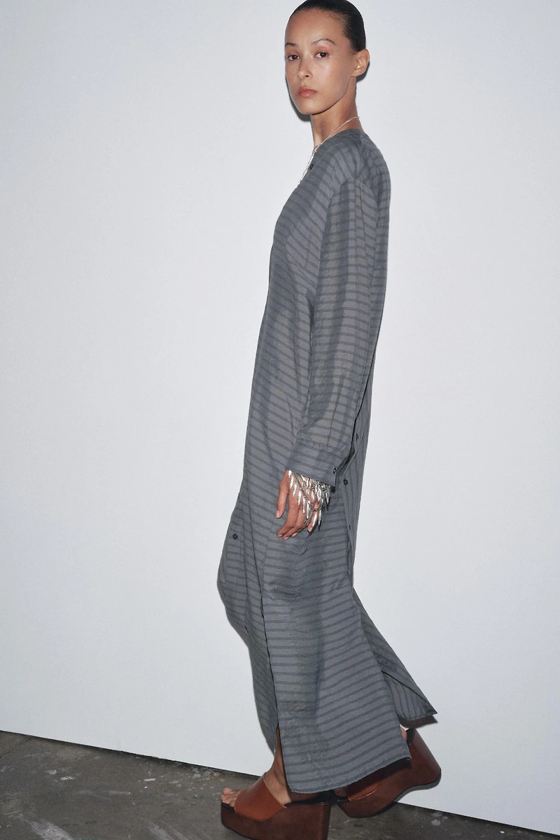 ROBE CHEMISE RAYURES ZW COLLECTION
