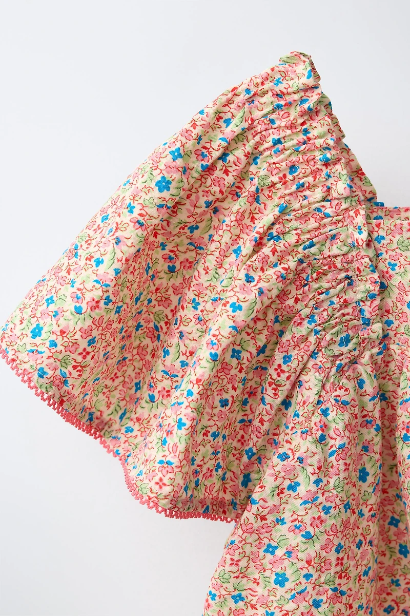 FLORAL PRINT BLOUSE