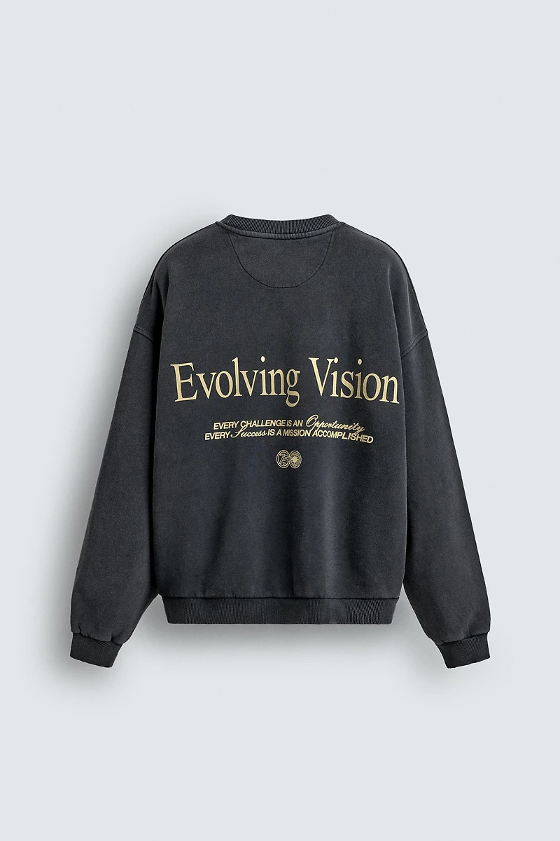 COMBINED PRINT SWEATSHIRT
