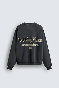 COMBINED PRINT SWEATSHIRT