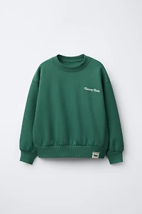 JOGGING SET, SWEATSHIRT AND EMBROIDERED JOGGERS