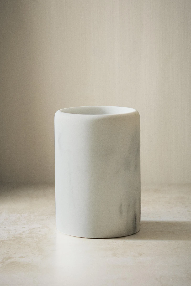 MARBLE PATTERN TOOTHBRUSH HOLDER